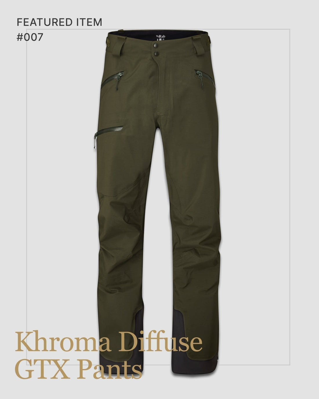 注目アイテム紹介 #007 Khroma Diffuse GTX Pants