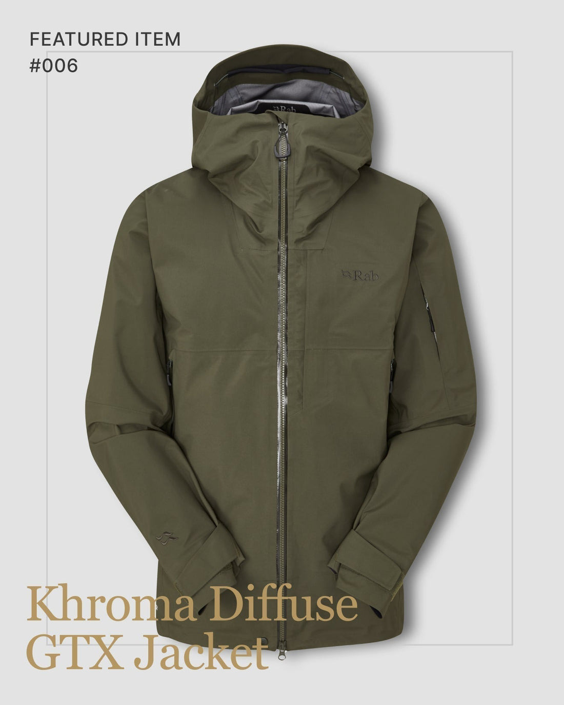注目アイテム紹介 #006 Khroma Diffuse GTX Jacket