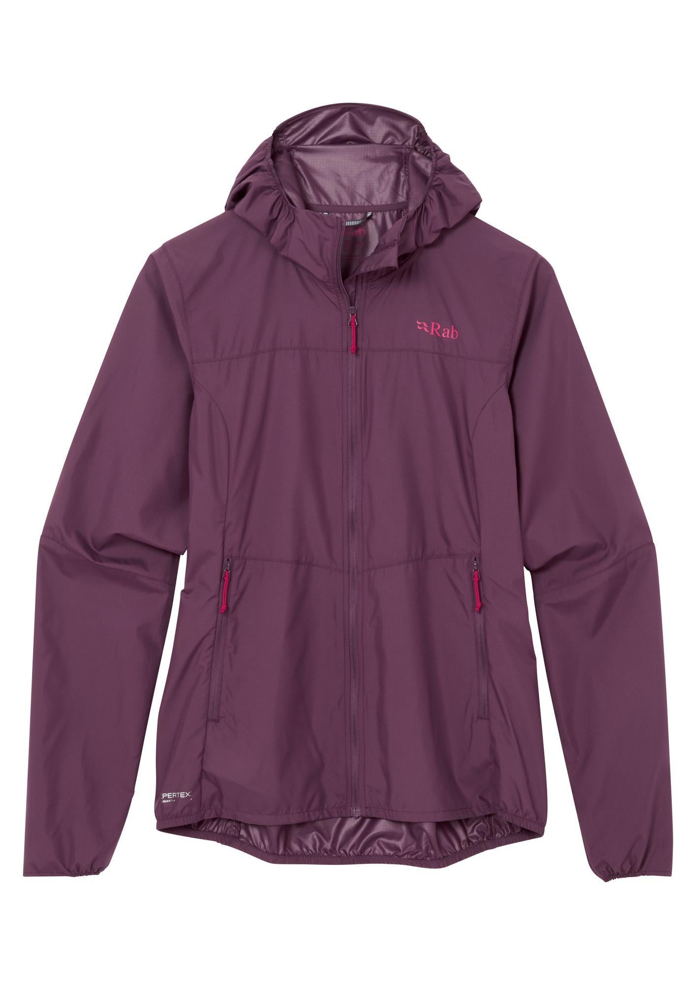 Rab Men's Windgather Hoody - Ultralight Windproof Jacket For Hiking & Running (Pertex Quantum)